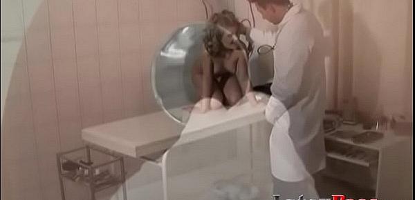  Gorgeous babe anally treated by naughty doctor